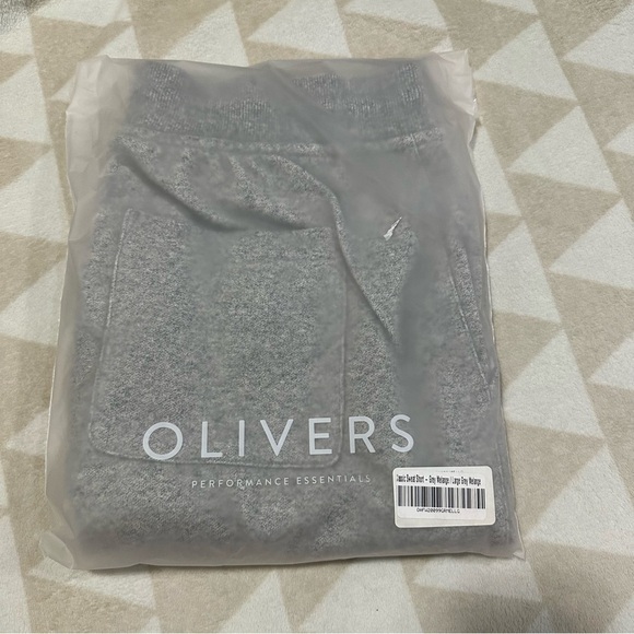NWOT olivers apparel classic sweatshorts grey melange - Picture 5 of 5